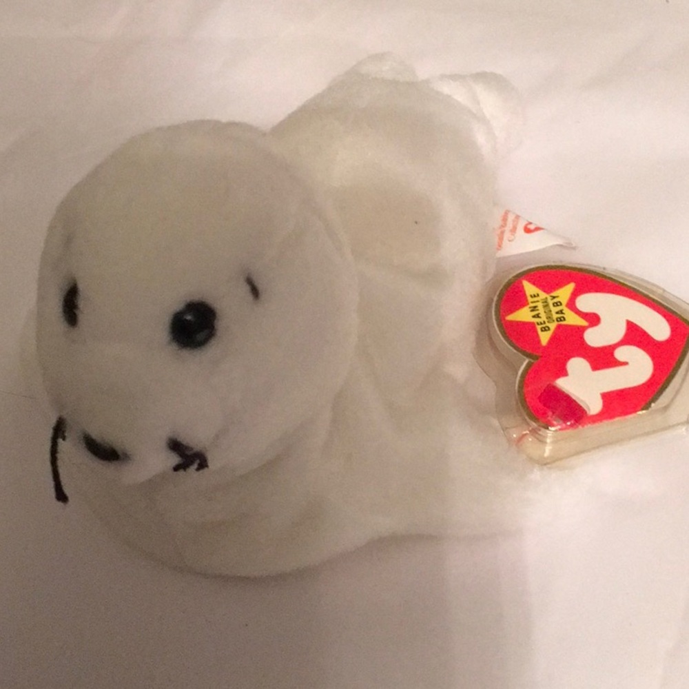 Ty Seamore Seal beanie baby DOB 12/14/96